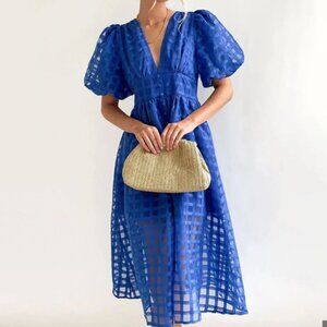 Sanbonepd High Waist Belly Covering Slim And Drape Loose Women Casual Dress